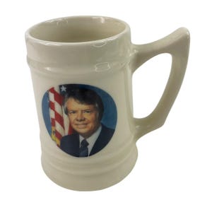 Jogi Carter Commemorative 1977 Oktoberfest Becher Stein HofbräuHaus Cleveland