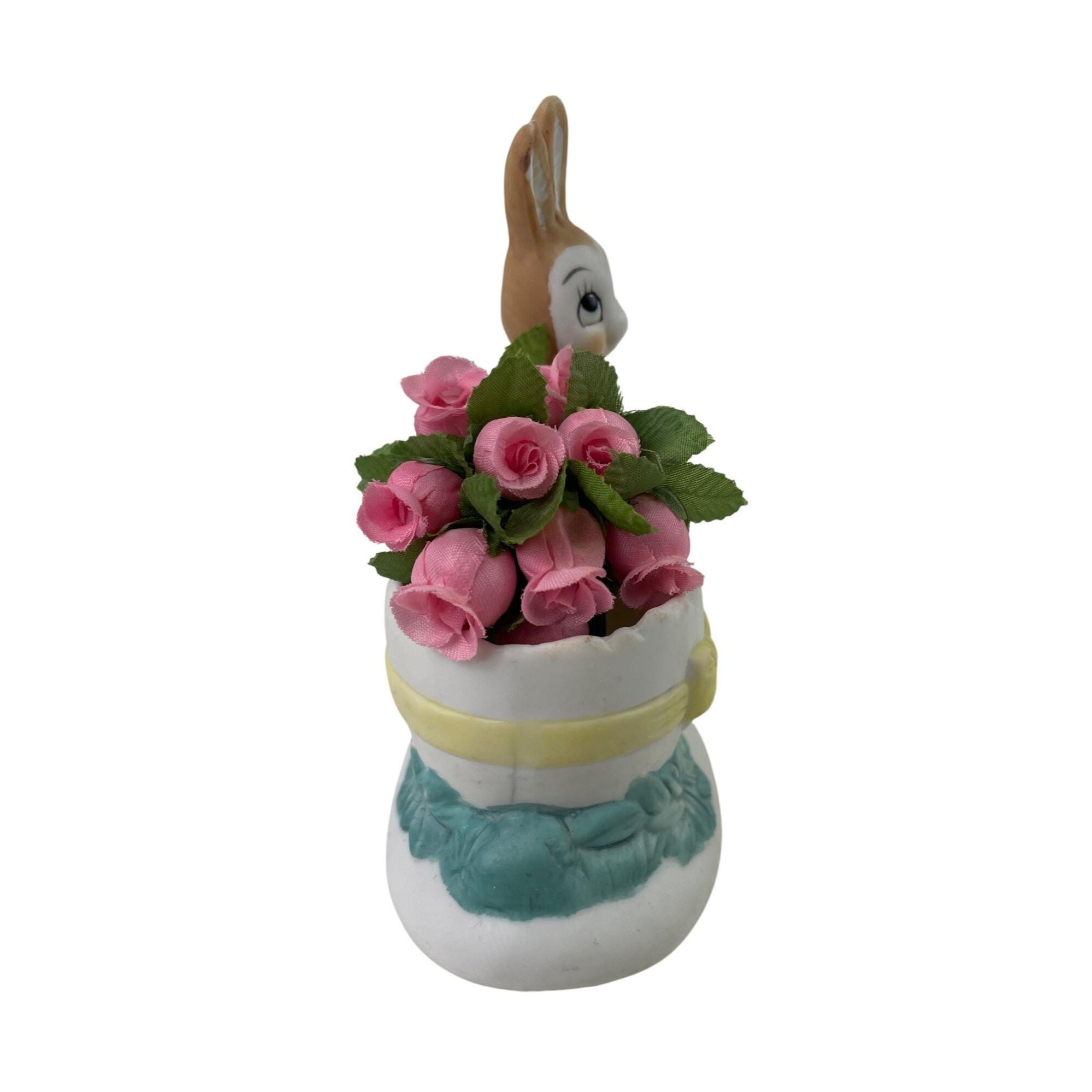 ヴィンテージ インターパー イースターバニー フィギュア ピンク