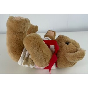 Midwest Importers of Cannon Falls 30,5 cm 30,5 cm d'ours en peluche marron articulé avec pull image 8