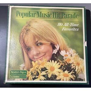 【THE MEMORABLE POPULAR HIT PARADE】CD Popular Music Hit Parade 9X Vinyl Box Set 110 All Time Favs
