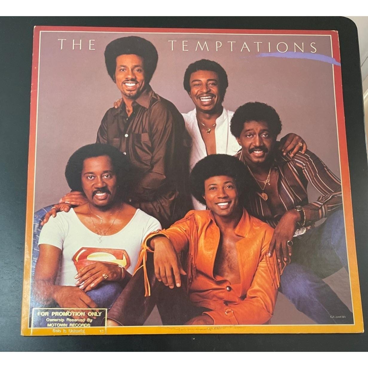 The Temptations Self Title 1981 Vinyl Gordy LP Record G8-1006M1