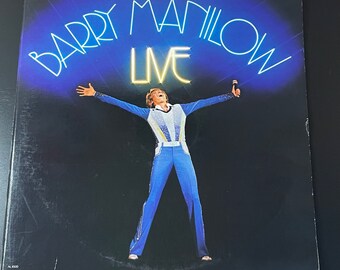 Barry Manilow "LIVE" 2x vinyles LP 1977 Gatefold AL 8500 Arista