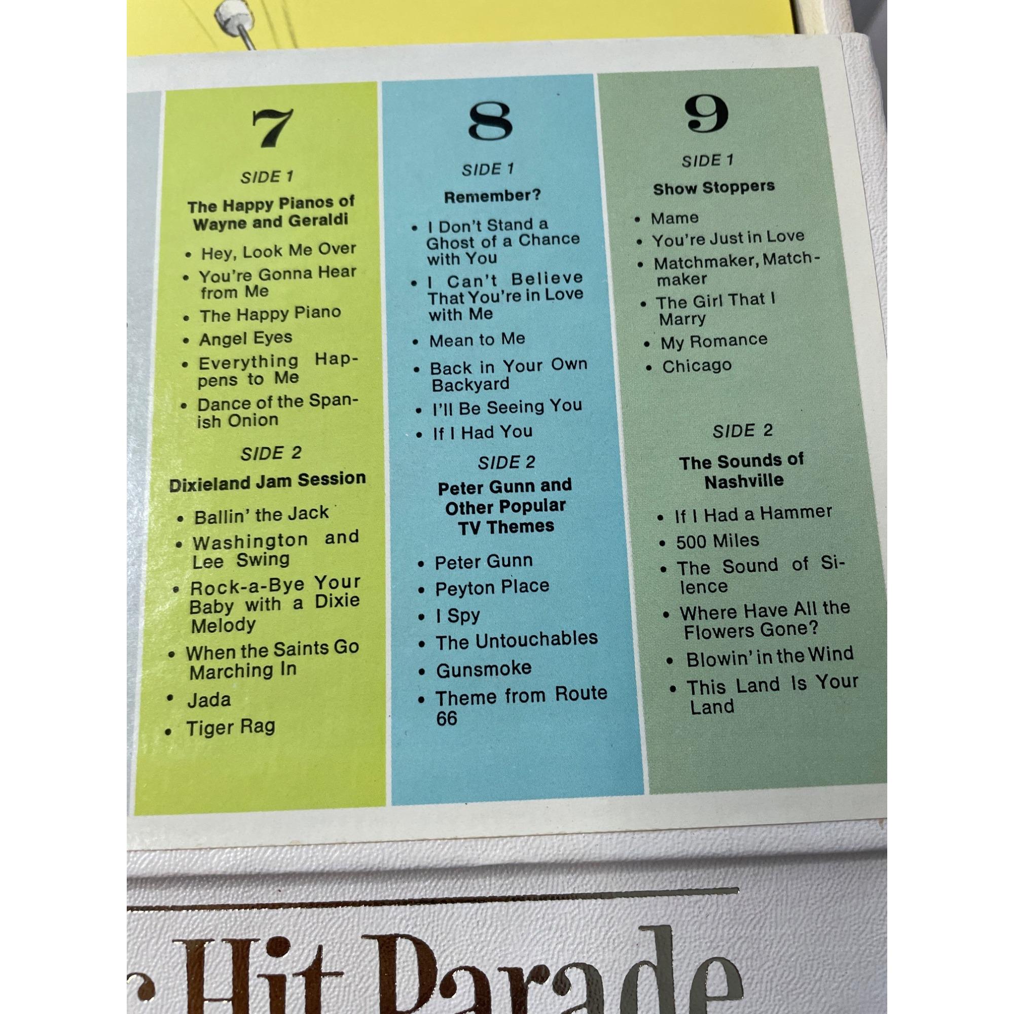 【THE MEMORABLE POPULAR HIT PARADE】CD Popular Music Hit Parade 9X Vinyl Box Set 110 All Time Favs