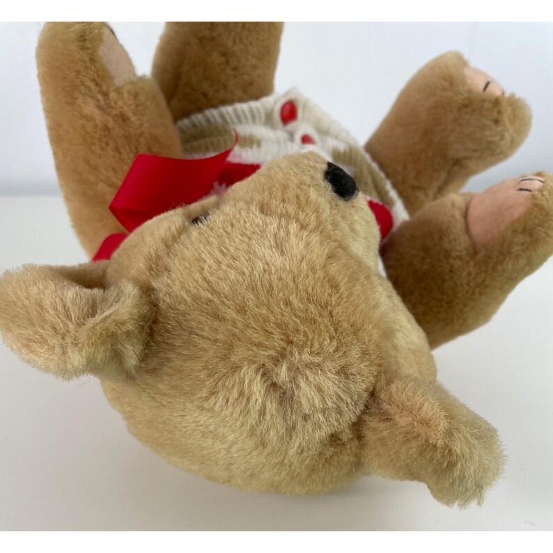 Midwest Importers of Cannon Falls 30,5 cm 30,5 cm d'ours en peluche marron articulé avec pull image 10