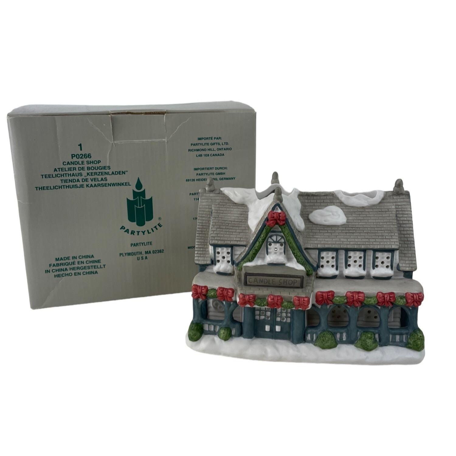 Vintage Partylite Candle Shop Tealight Candle House P0266