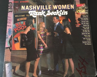 Hank Locklin Nashville Women Vinyl LP Record LSP 3841 RCA Victor 1967