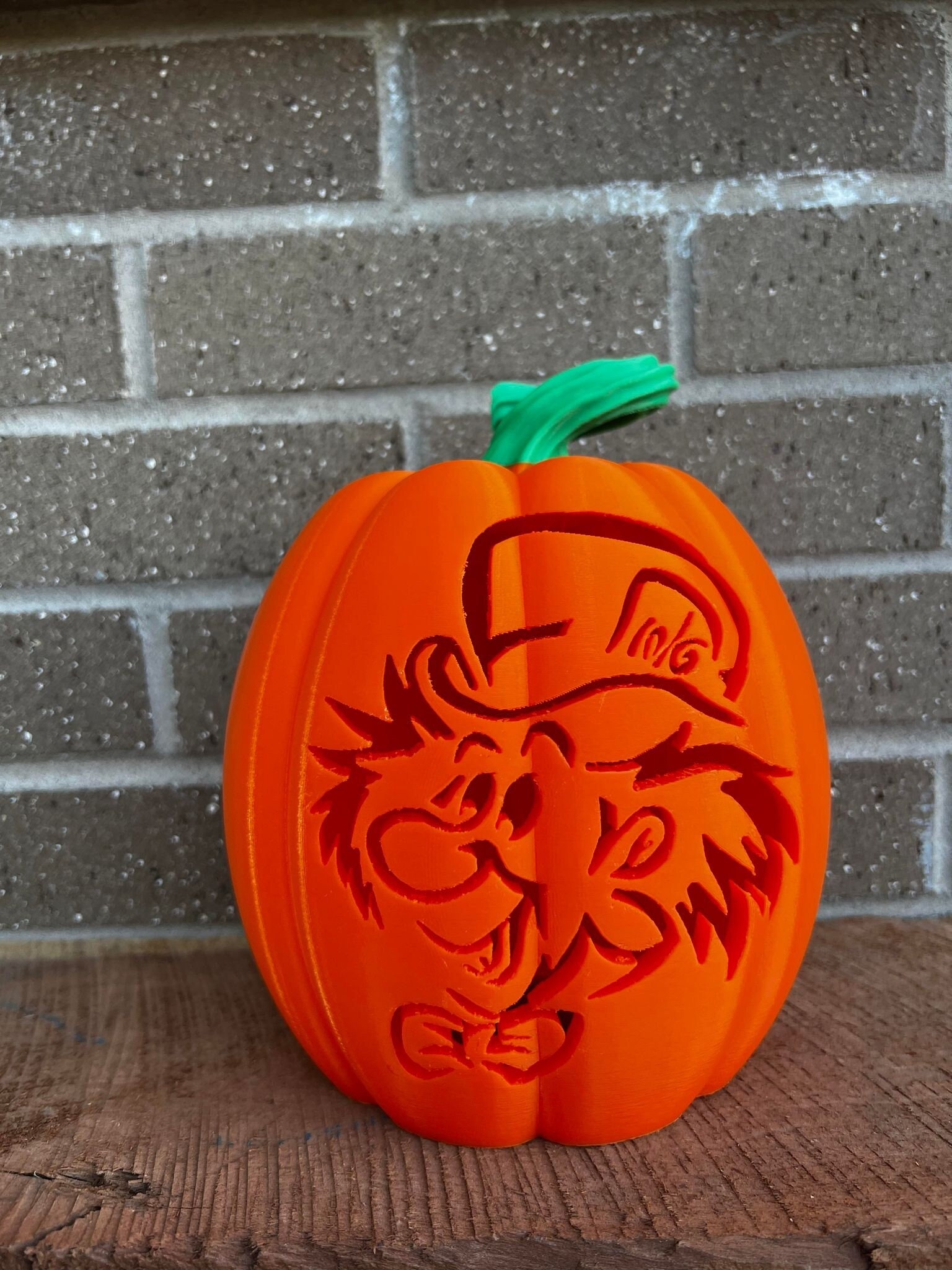 Mad Hatter Pumpkin Stencil mad-hatter-pumpkin-stencil