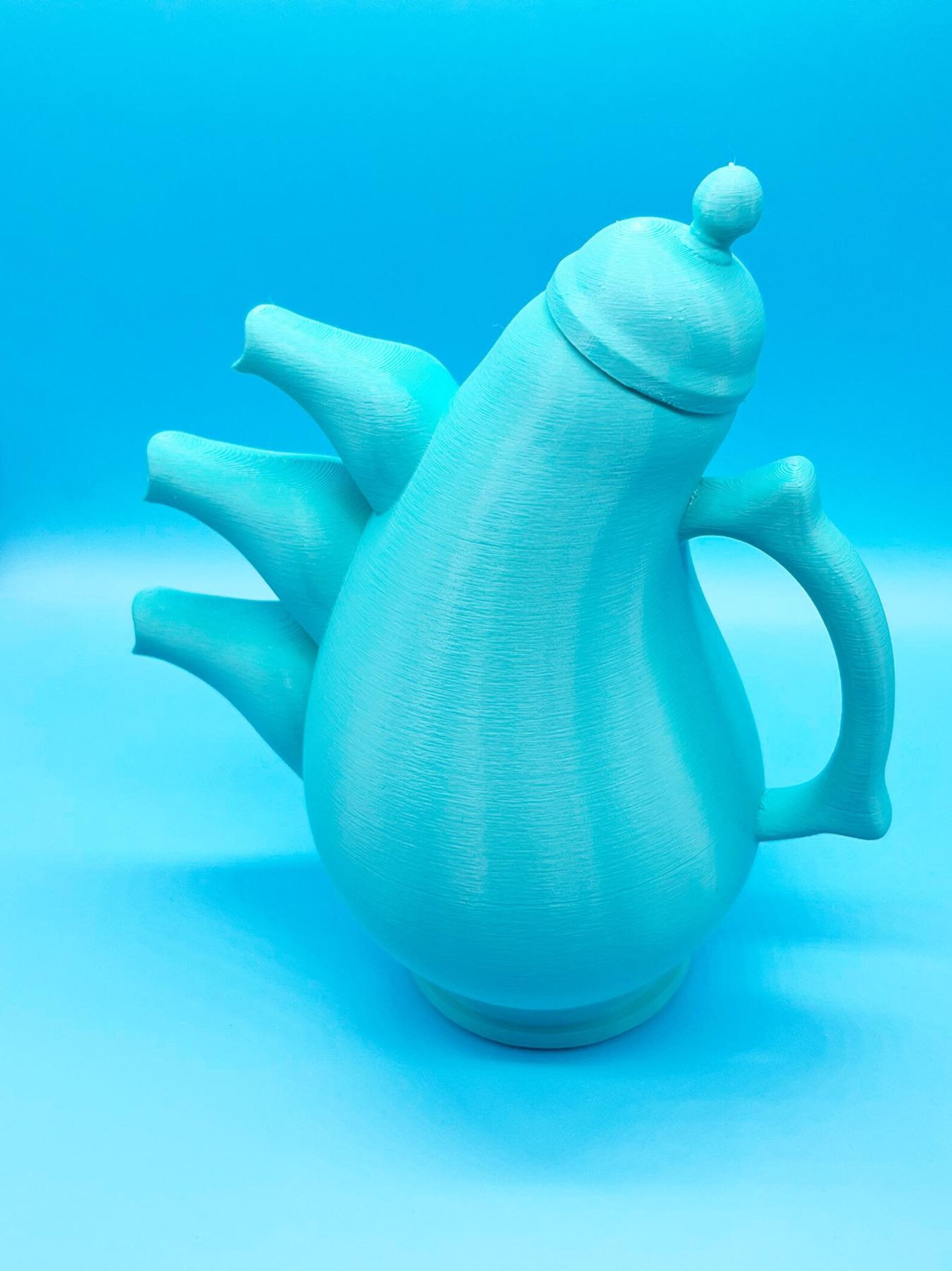 3D Printed 3 Spout Teapot Etsy