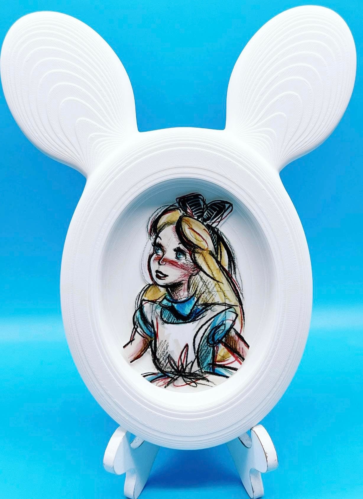 Frame Rabbit Frame Lip Blank Rabbit Frame (disclaimer Artwork Not Included) - Etsy