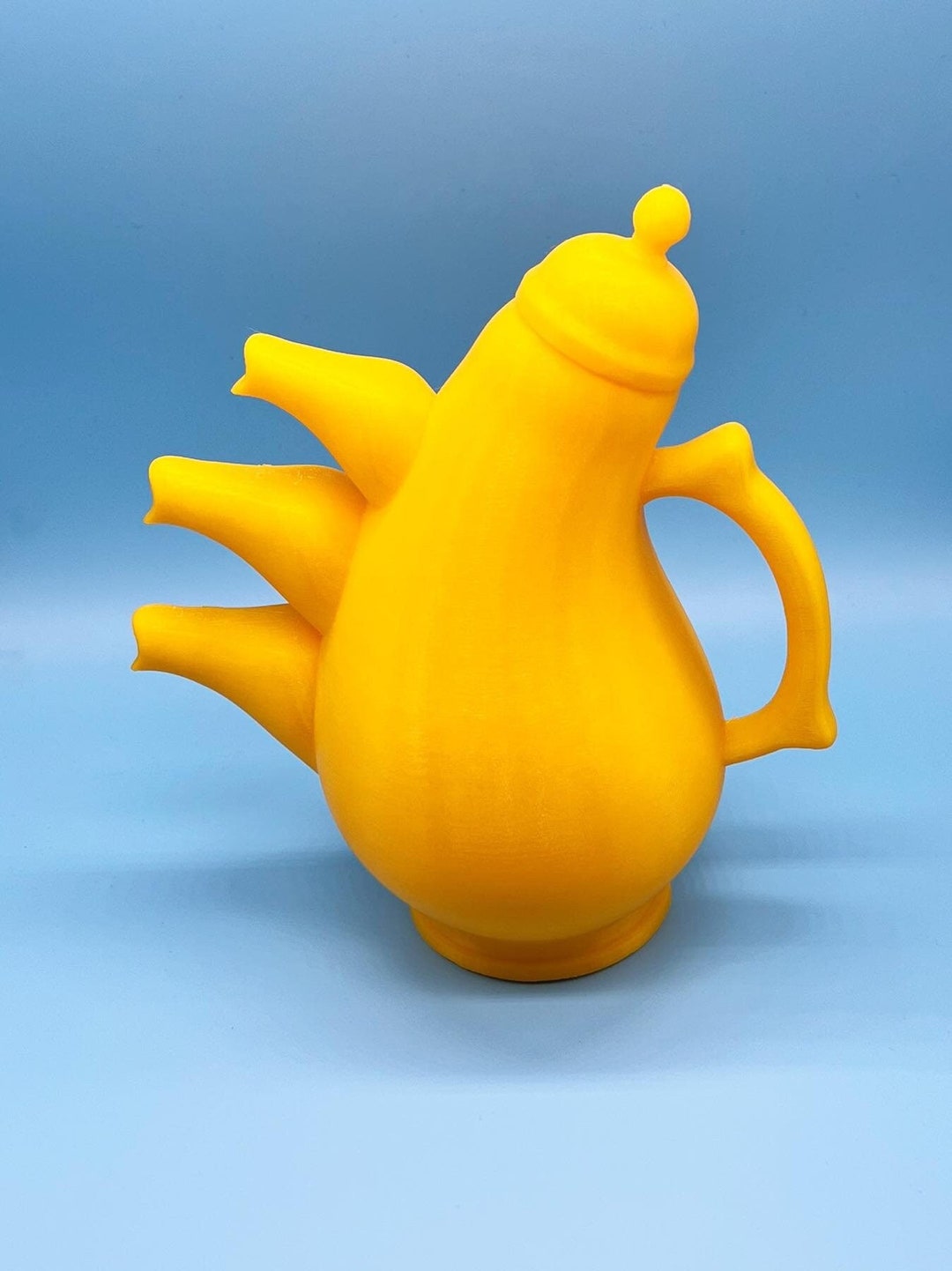 3d model of long spout pot tea