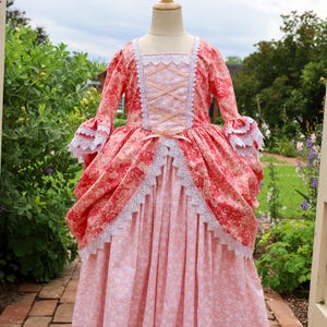 Rose - Rococo/Colonial Dress for Girls