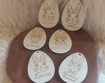 oeufs de Pâques,décoration de Pâques,décoration en bois, lapins de Pâques,Joyeuses Pâques,cadeau de Pâques, pendentif de Pâques,pendentif en bois,nid de Pâques,panier de Pâques, personnalisé, noms