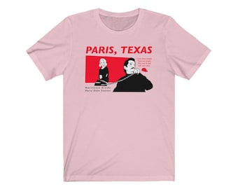 Paris Texas Harry Dean Stanton Wim Wenders Criterion Collection Ry Cooder Film Movie Illustrated T-Shirt