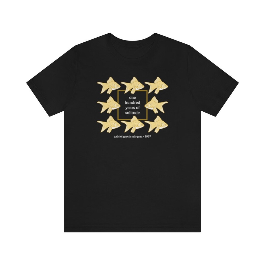 [Out of Print] Gabriel Garcia Marquez / One Hundred Years of Solitude Womens Relaxed Fit Tee (Vintage Navy) - 百年の孤独 Tシャツ One Hundred Years of Solitude unisex book t-shirt — Out of Print