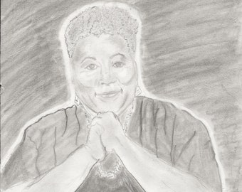 Personal Portrait Commissioned Pencil Drawing