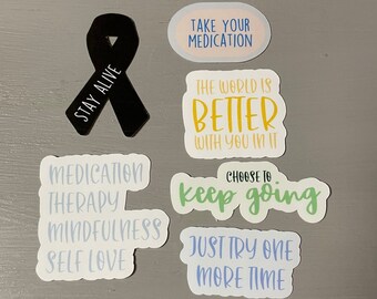 Suicide Awareness Sticker Pack