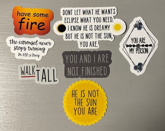 Grey's Anatomy Stickers