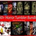 HORROR 50+ designs 20oz tapered and skinny download tumbler file Sublimation Design, prints, shirts and  many more uses 