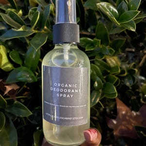 Organic Deodorant Spray