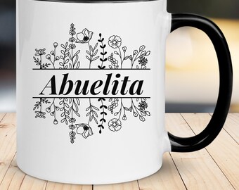 Personalized Abuelita Mother's Day Mug, Gift For Abuela, Coffee Mug For Grandmothers, Gift For Grandma, Regalo Para Abuela