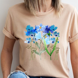 Monogram Floral Print Sweatshirt Initial B Flower Sweater 