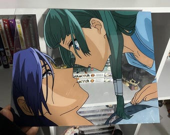 Jinshi and maomao plexiglass painting