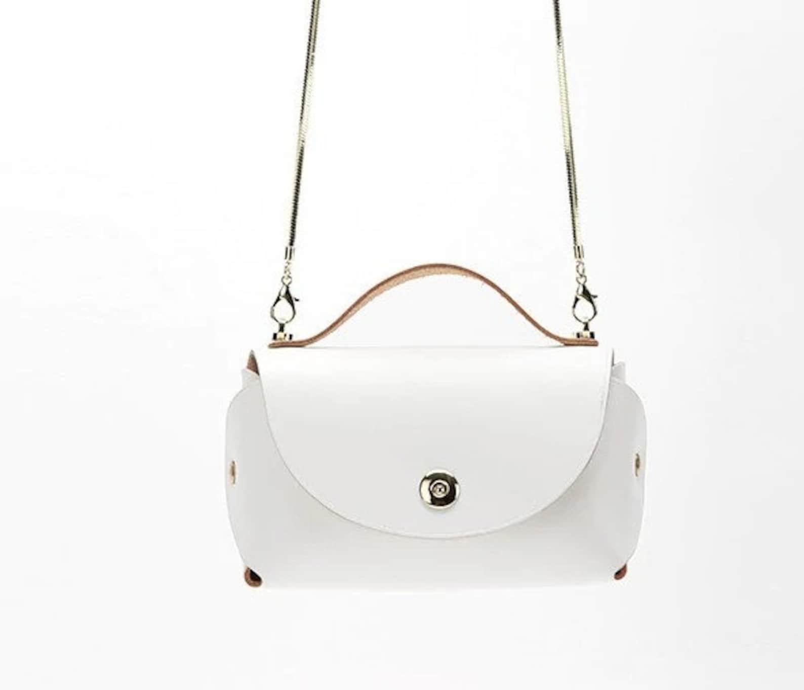 Mini Leather Womens Chain Purse PDF Pattern Makeup Handbags Etsy