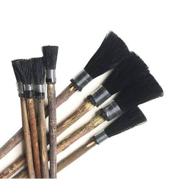 Painted Horse Brush Etsy