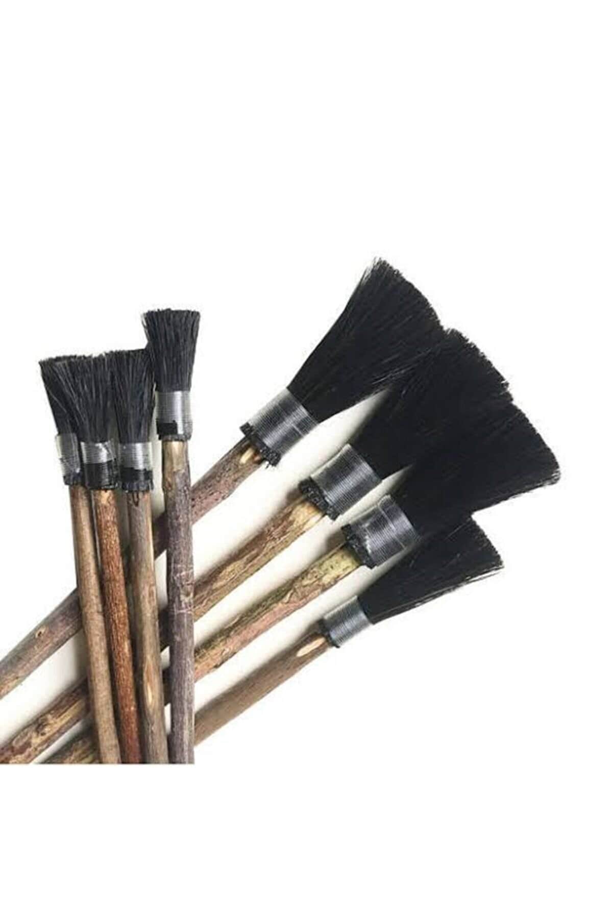 Marbling Art Horse Hair 5 Brushes Handmade From Rose Twigs Etsy