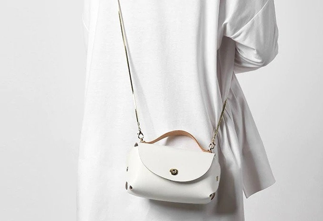 Mini Leather Womens Chain Purse PDF Pattern, Makeup Handbags Chain