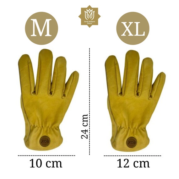 Premium Leather Bushcraft Gloves, Crafted for Nature: Durable