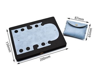 Mini Leather No Stitch Wallet Card Holder PDF Pattern, No Stitch Wallet Card Holder Pattern, Downloadable Leathercraft Pattern