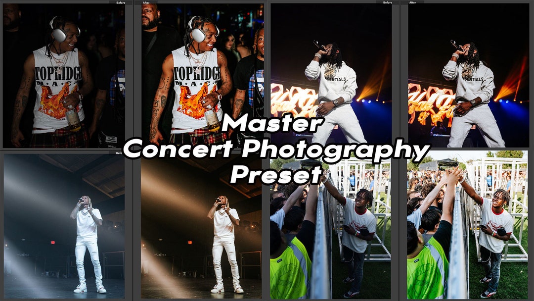 Master Concert Photography Preset - Etsy
