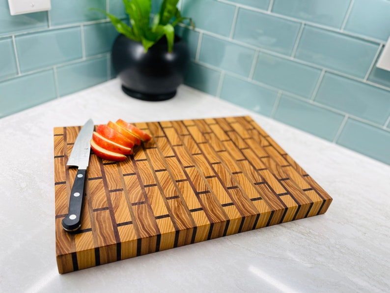 End Grain Cutting Board Etsy