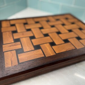 Large end grain cutting board