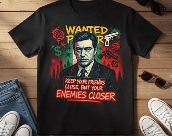Mafia Boss Graffiti T-Shirt Design, Vintage Crime Quote Urban Streetwear Graphic Tee