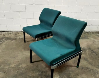 Vintage Fabric Armchairs