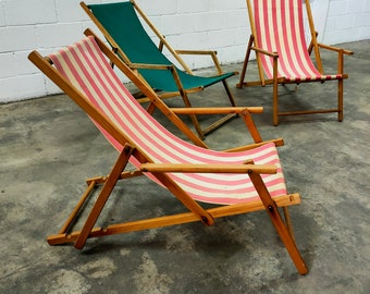 Vintage Folding Loungers