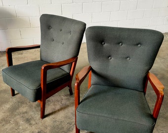 Nordischer Vintage-Sessel aus Teakholz