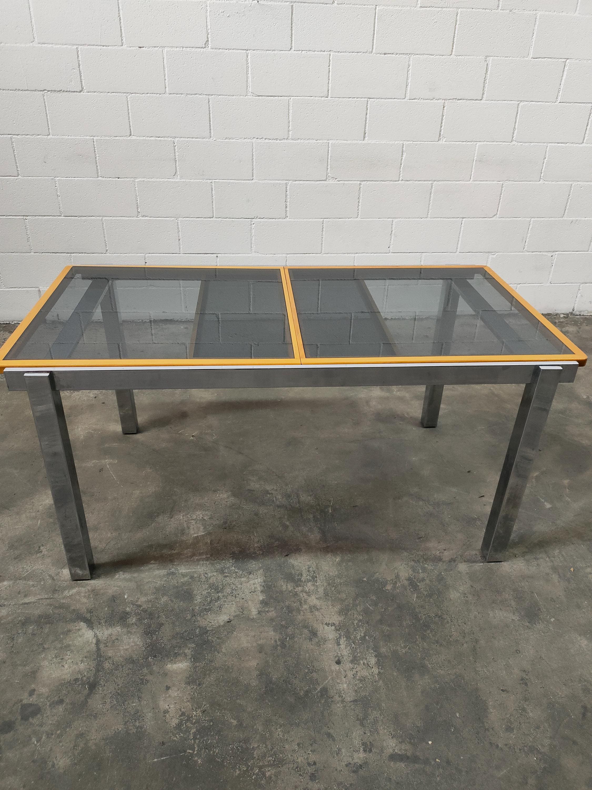 Table extensible de style Milo Baughman