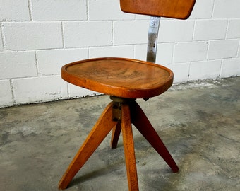 Silla Madera Italia Vintage