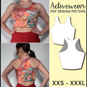 Reversible Tank Top PDF Sewing Pattern