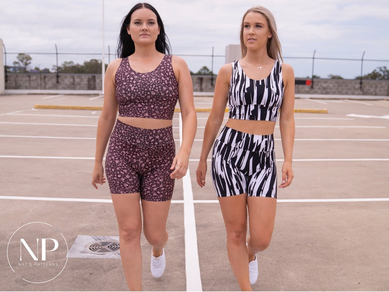 Cross Detail Crop Top PDF Sewing Pattern | Make Your Own Activewear! - Etsy