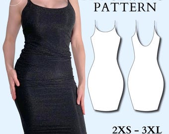 Reversible Slip Dress PDF Sewing Pattern | Make your own clothes!