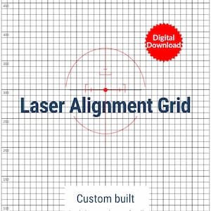 Anpassat laserjusteringsrutnät SVG DXF, LightBurn-koordinatjigg, diod- och CO2-kartongplaceringsguide