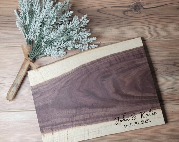 Personalized Cutting Board - Engraved Cutting Board, Mother's Day Gift, Wedding Gift, Housewarming Gift, Anniversary Gift, Engagement