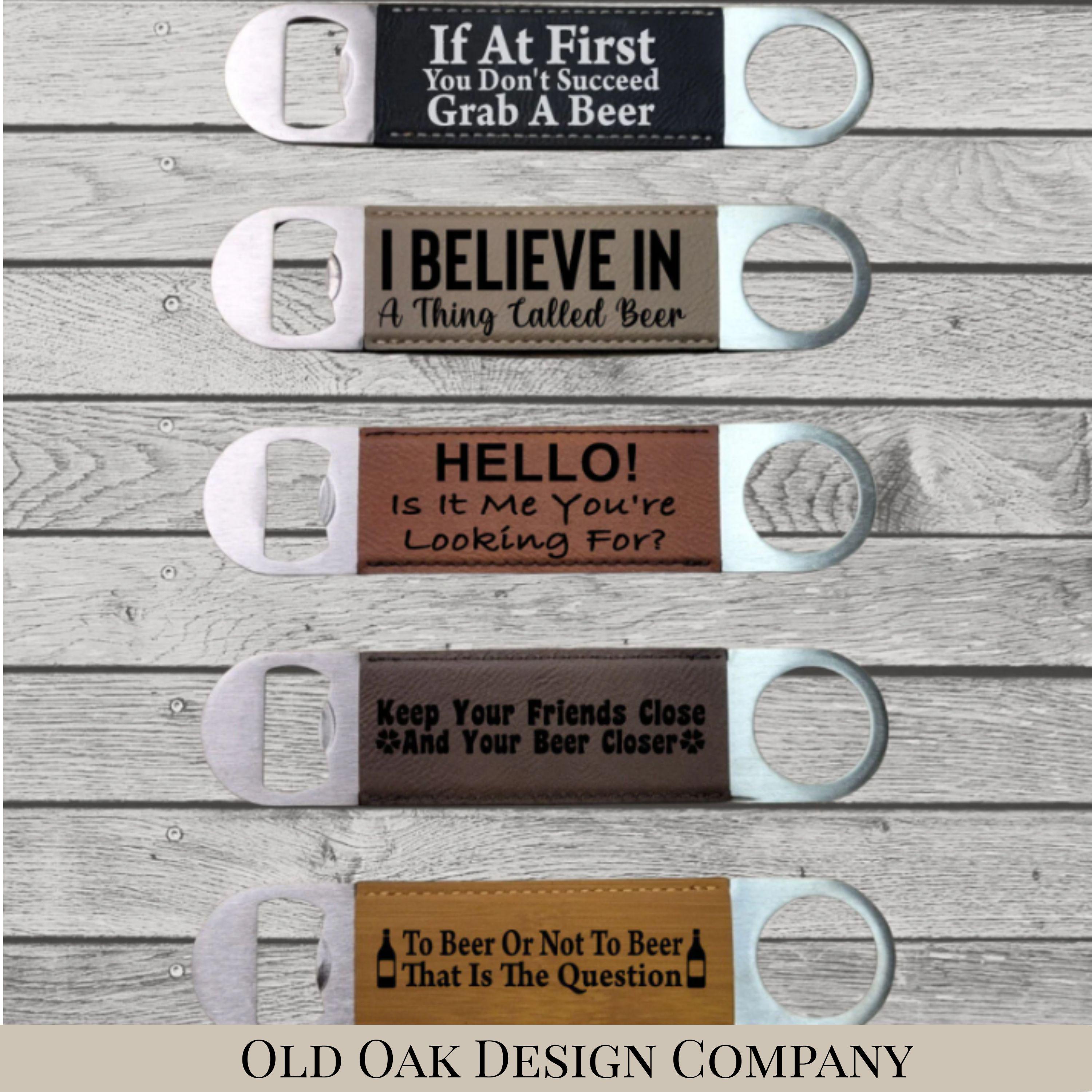 Personalized Magnetic Bottle Opener – Custom Engraved Bar Key With ...