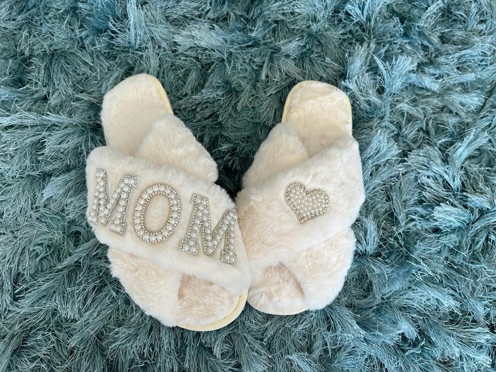 Mommy Slippers. New Moms Etsy