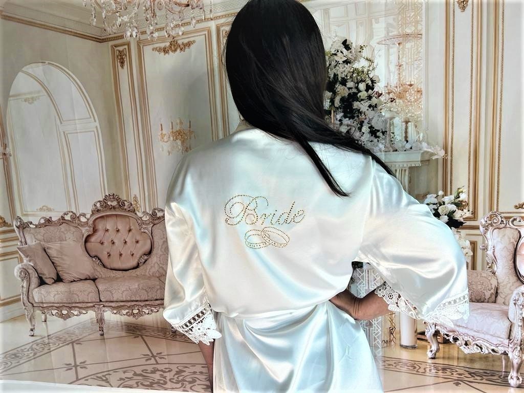 Mrs silk robe top