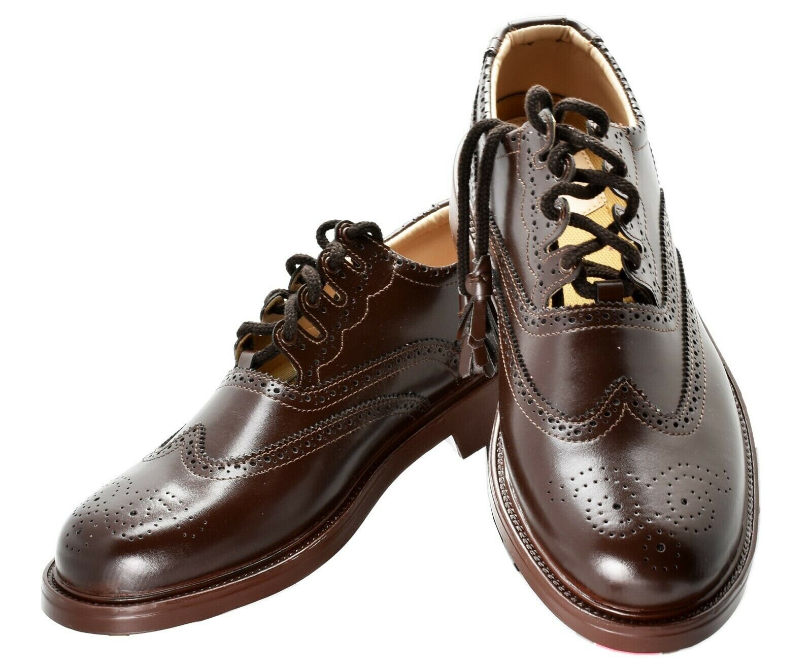Scottish Ghillie Brogues Dark Brown 